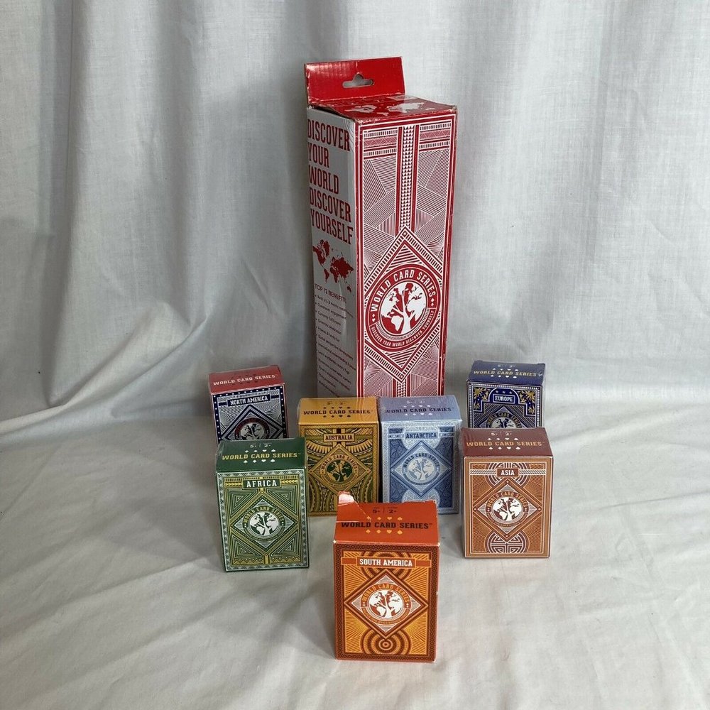 World Card Series Playing Card Game Educational